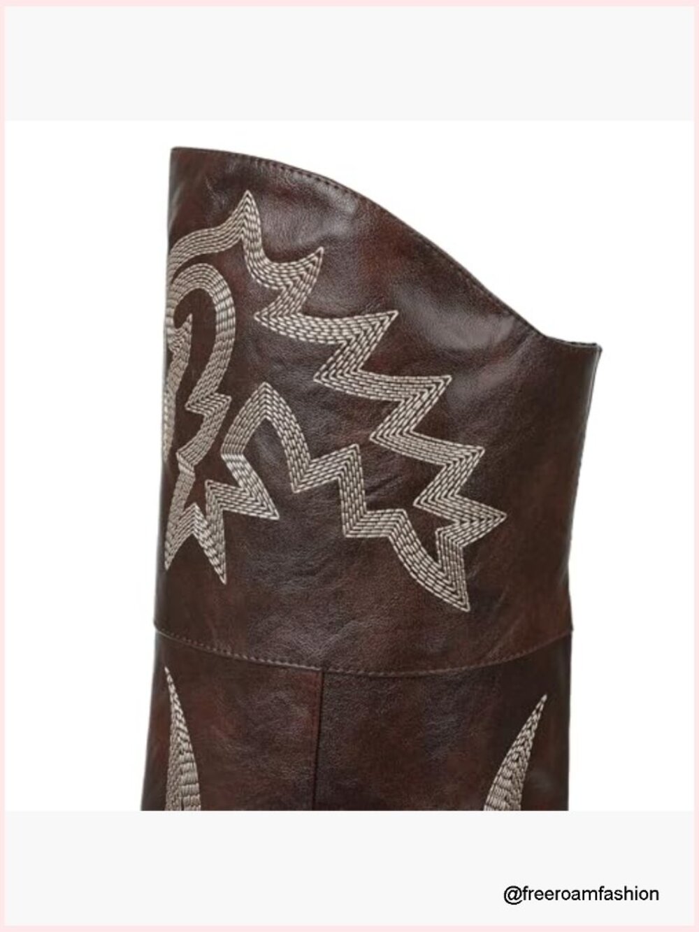 Over the Knee Boots Cowboy Boots Pointed Toe Chunky Heel Classic Western Boots - Picture 6 of 6
